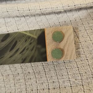 Green Stud Earrings IVY Boutique